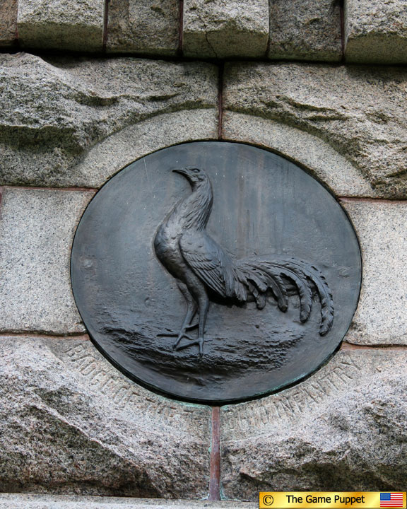 A closeup of the rooster graphic A closeup of the rooster image